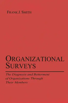 Smith |  Organizational Surveys | Buch |  Sack Fachmedien