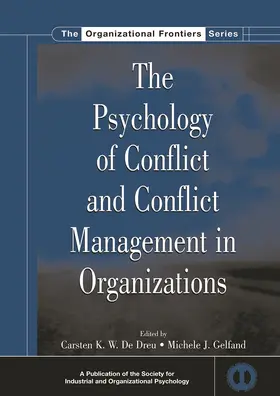 De Dreu / Gelfand |  The Psychology of Conflict and Conflict Management in Organizations | Buch |  Sack Fachmedien