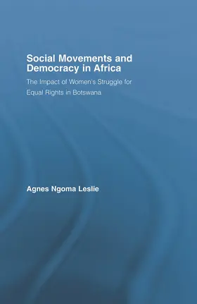 Leslie |  Social Movements and Democracy in Africa | Buch |  Sack Fachmedien