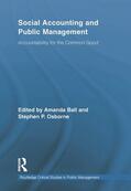 Osborne / Ball |  Social Accounting and Public Management | Buch |  Sack Fachmedien