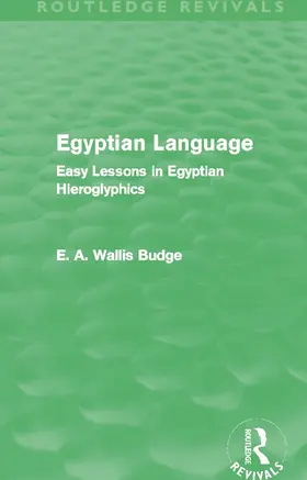 Budge |  Egyptian Language (Routledge Revivals) | Buch |  Sack Fachmedien