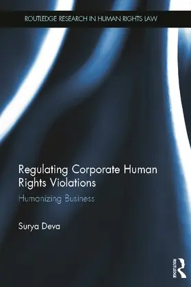 Deva |  Regulating Corporate Human Rights Violations | Buch |  Sack Fachmedien