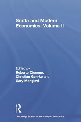 Ciccone / Gehrke / Mongiovi |  Sraffa and Modern Economics Volume II | Buch |  Sack Fachmedien