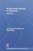 Zanden / Marks |  An Economic History of Indonesia | Buch |  Sack Fachmedien