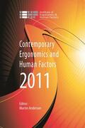 Anderson |  Contemporary Ergonomics and Human Factors 2011 | Buch |  Sack Fachmedien