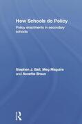 Ball / Maguire / Braun |  How Schools Do Policy | Buch |  Sack Fachmedien
