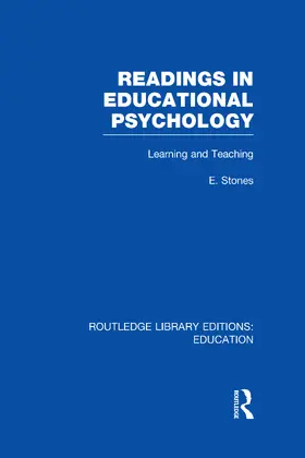 Stones |  Readings in Educational Psychology (RLE Edu E) | Buch |  Sack Fachmedien
