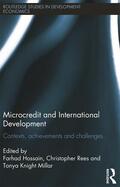 Hossain / Rees / Knight-Millar |  Microcredit and International Development | Buch |  Sack Fachmedien