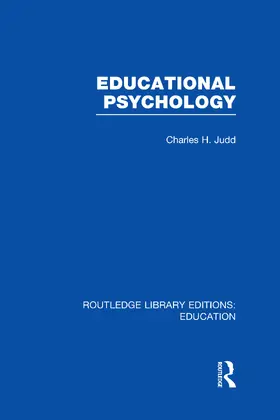 Judd |  Educational Psychology (RLE Edu E) | Buch |  Sack Fachmedien