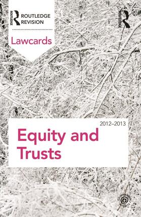 Routledge | Equity and Trusts Lawcards 2012-2013 | Buch | 978-0-415-68336-4 | sack.de
