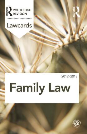 Routledge | Family Lawcards 2012-2013 | Buch | 978-0-415-68339-5 | sack.de