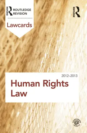 Routledge |  Human Rights Lawcards 2012-2013 | Buch |  Sack Fachmedien