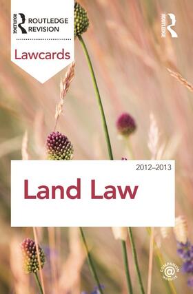Routledge | Land Law Lawcards 2012-2013 | Buch | 978-0-415-68343-2 | sack.de