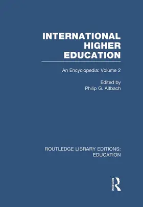 Altbach |  International Higher Education Volume 2 (RLE Edu G) | Buch |  Sack Fachmedien