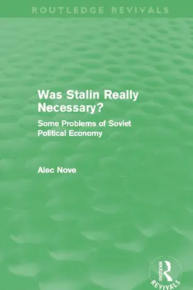 Nove |  Was Stalin Really Necessary? | Buch |  Sack Fachmedien