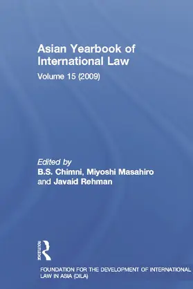Chimni / Masahiro / Rehman |  Asian Yearbook of International Law | Buch |  Sack Fachmedien