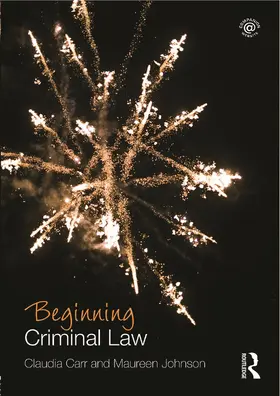 Carr / Johnson |  Beginning Criminal Law | Buch |  Sack Fachmedien