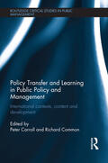 Carroll / Common |  Policy Transfer and Learning in Public Policy and Management | Buch |  Sack Fachmedien