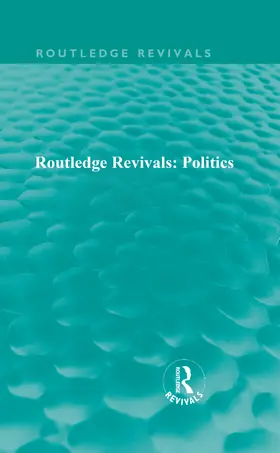 Various |  : Politics | Buch |  Sack Fachmedien