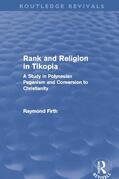 Firth |  Rank and Religion in Tikopia (Routledge Revivals) | Buch |  Sack Fachmedien
