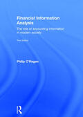 O'Regan |  Financial Information Analysis | Buch |  Sack Fachmedien