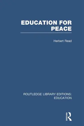 Read |  Education for Peace(RLE Edu K) | Buch |  Sack Fachmedien