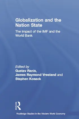 Kosack / Ranis / Vreeland |  Globalization and the Nation State | Buch |  Sack Fachmedien