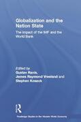 Kosack / Ranis / Vreeland |  Globalization and the Nation State | Buch |  Sack Fachmedien
