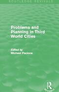 Pacione |  Problems and Planning in Third World Cities | Buch |  Sack Fachmedien