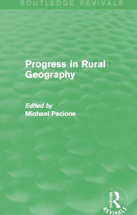 Pacione | Progress in Rural Geography | Buch | sack.de
