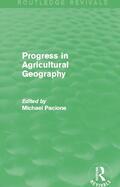 Pacione |  Progress in Agricultural Geography | Buch |  Sack Fachmedien
