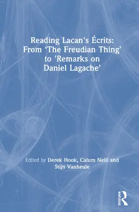 Hook / Neill / Vanheule |  Reading Lacan's Écrits | Buch |  Sack Fachmedien