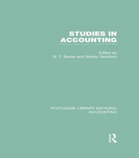 Baxter / Davidson |  Studies in Accounting | Buch |  Sack Fachmedien