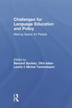 Spolsky / Inbar-Lourie / Tannenbaum |  Challenges for Language Education and Policy | Buch |  Sack Fachmedien