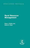 Cloke / Park |  Rural Resource Management | Buch |  Sack Fachmedien