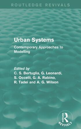 Bertuglia / Leonardi / Occelli | Urban Systems (Routledge Revivals) | Buch | 978-0-415-71461-7 | sack.de