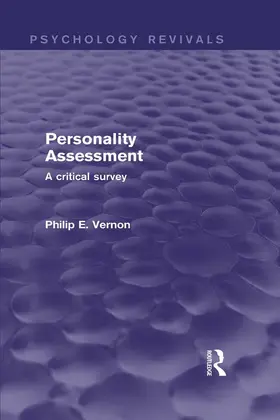 Vernon | Personality Assessment | Buch | 978-0-415-71652-9 | www.sack.de