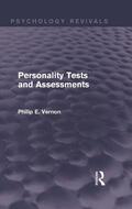 Vernon |  Personality Tests and Assessments (Psychology Revivals) | Buch |  Sack Fachmedien