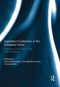 Rasmussen / Burns / Reh |  Legislative Codecision in the European Union | Buch |  Sack Fachmedien