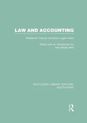 Reid |  Law and Accounting (RLE Accounting) | Buch |  Sack Fachmedien