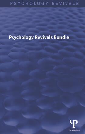 Various |  Psychology Revivals Bundle | Buch |  Sack Fachmedien