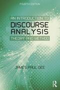 Gee |  An Introduction to Discourse Analysis | Buch |  Sack Fachmedien