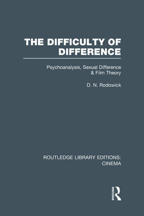 Rodowick |  The Difficulty of Difference | Buch |  Sack Fachmedien