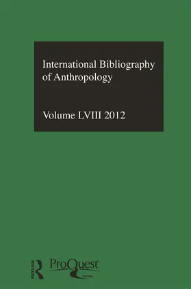  IBSS: Anthropology: 2012 Vol.58 | Buch |  Sack Fachmedien