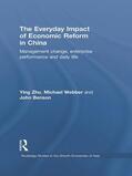 Zhu / Webber / Benson |  The Everyday Impact of Economic Reform in China | Buch |  Sack Fachmedien