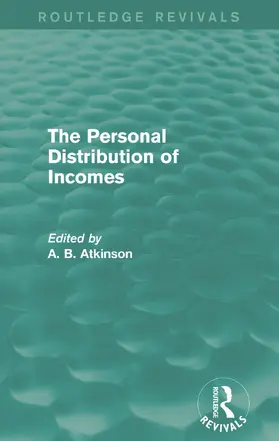 Atkinson |  The Personal Distribution of Incomes (Routledge Revivals) | Buch |  Sack Fachmedien