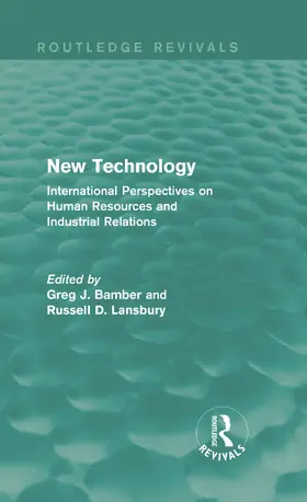 Bamber / Lansbury |  New Technology (Routledge Revivals) | Buch |  Sack Fachmedien