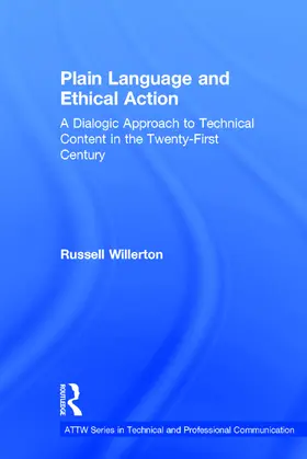 Willerton |  Plain Language and Ethical Action | Buch |  Sack Fachmedien