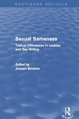 Bristow | Sexual Sameness (Routledge Revivals) | Buch | 978-0-415-74112-5 | www.sack.de