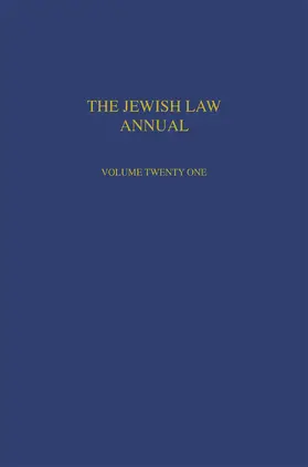 Porat |  Jewish Law Annual Volume 21 | Buch |  Sack Fachmedien